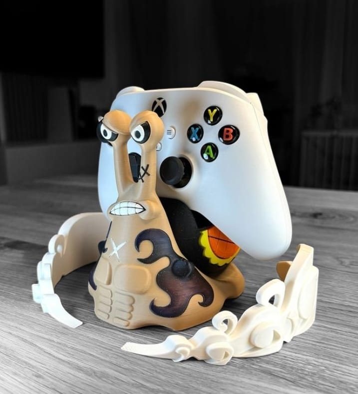 Support Manette Den Den Mushi One Piece Luffy Gear 4