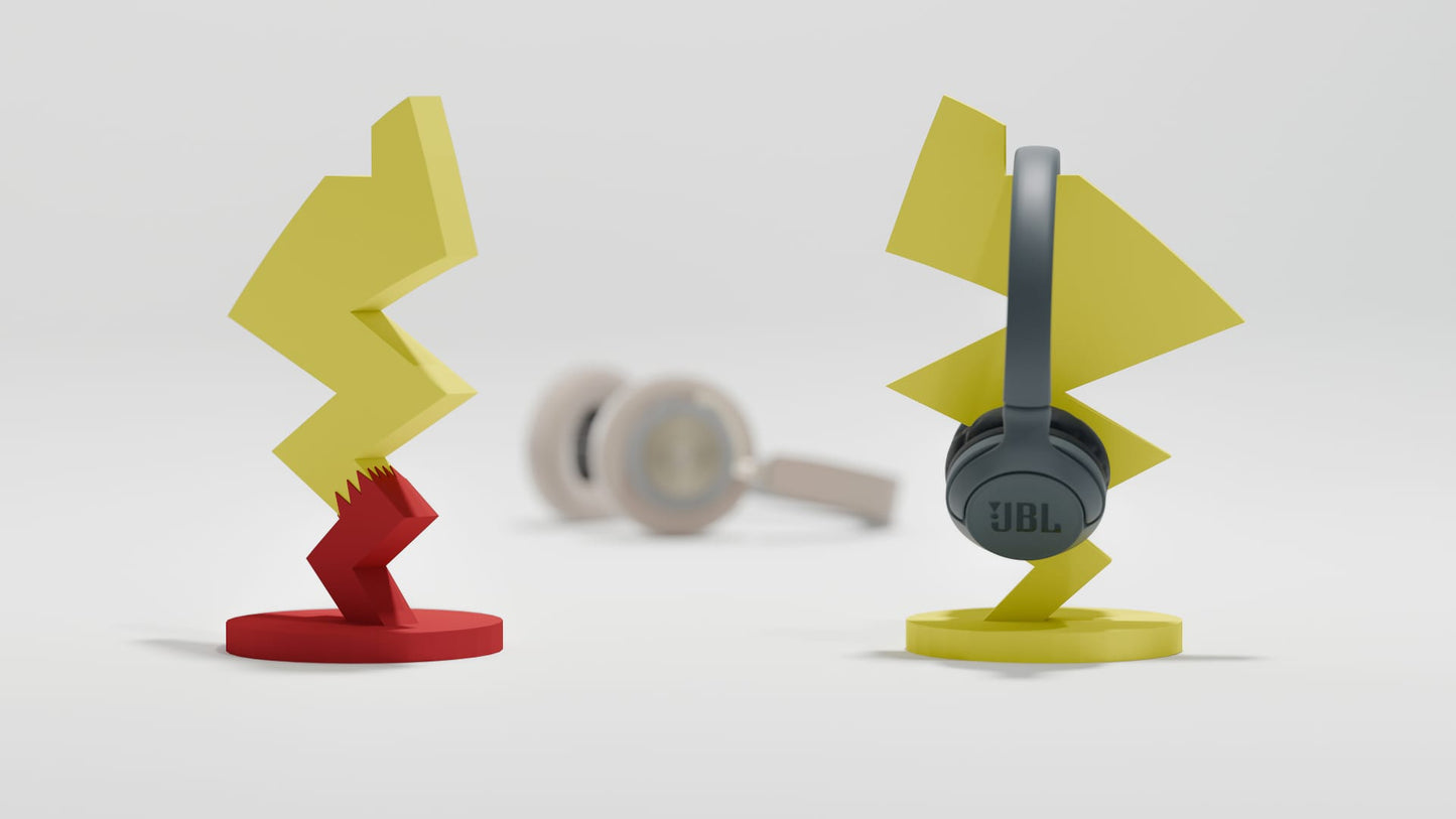 Support Casque Pokemon Queue De Pikachu