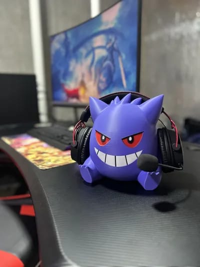 Support Casque Pokemon Ectoplasma
