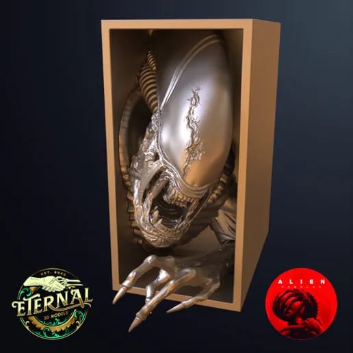 Cale Livre Alien Xenomorphe