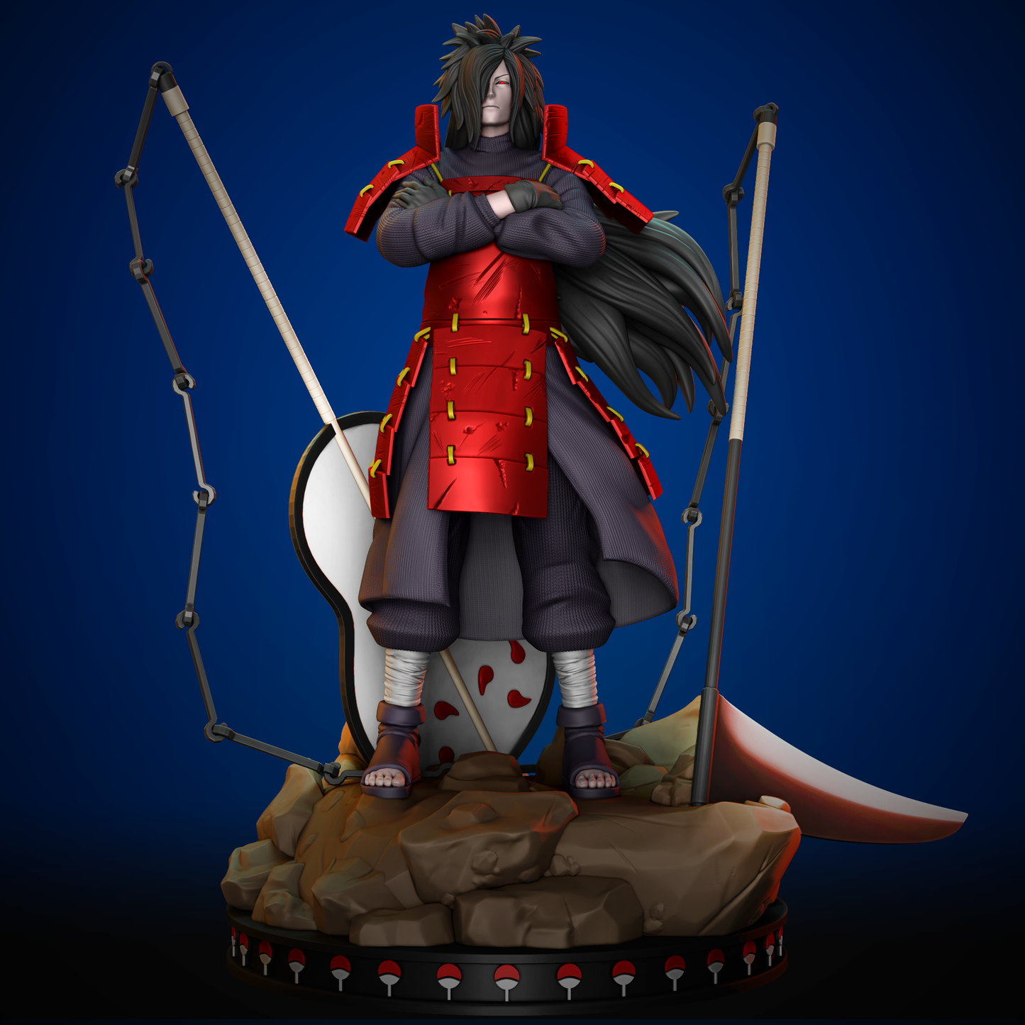 MADARA NARUTO Prêt à Peindre/ Peint