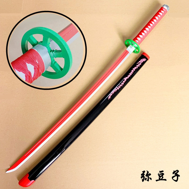 KATANA EN BAMBOU du manga Demon Slayer, parfait pour vos cosplay et être safe !