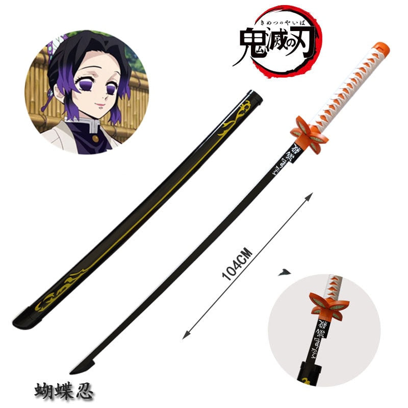 KATANA EN BAMBOU du manga Demon Slayer, parfait pour vos cosplay et être safe !