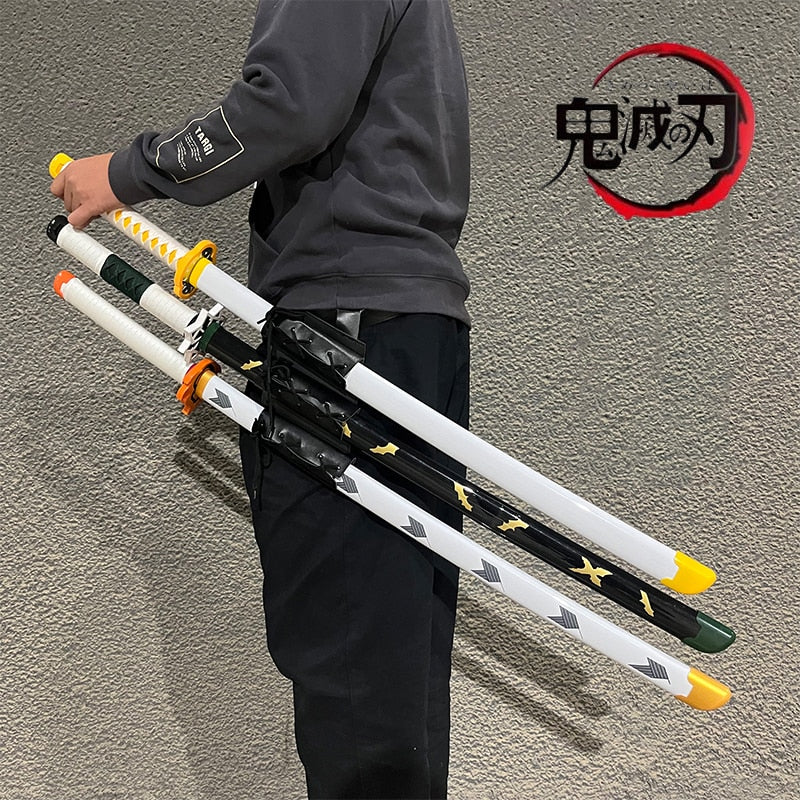 KATANA EN BAMBOU du manga Demon Slayer, parfait pour vos cosplay et être safe !