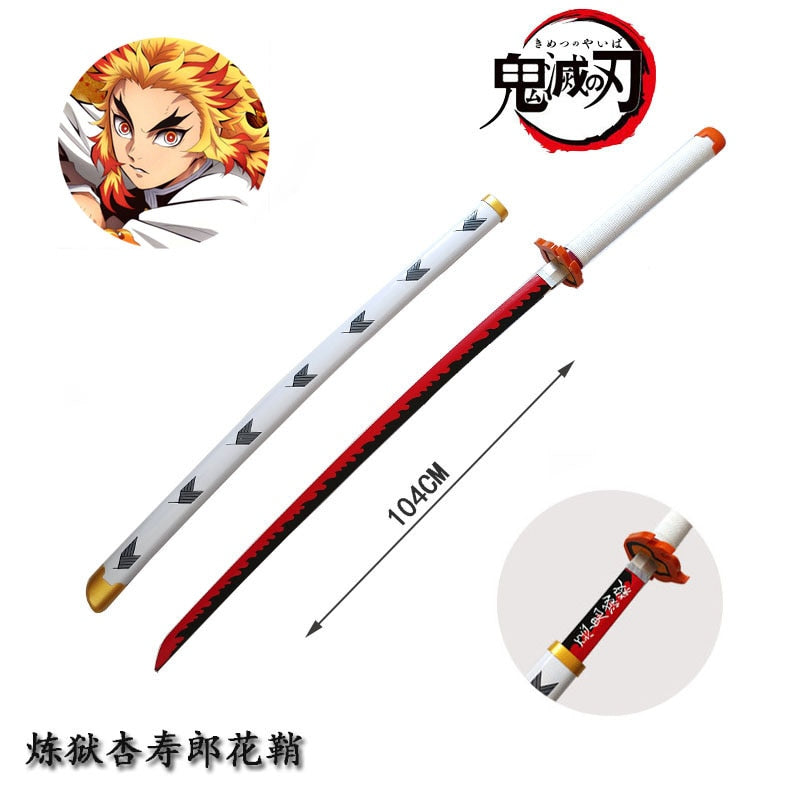 KATANA EN BAMBOU du manga Demon Slayer, parfait pour vos cosplay et être safe !