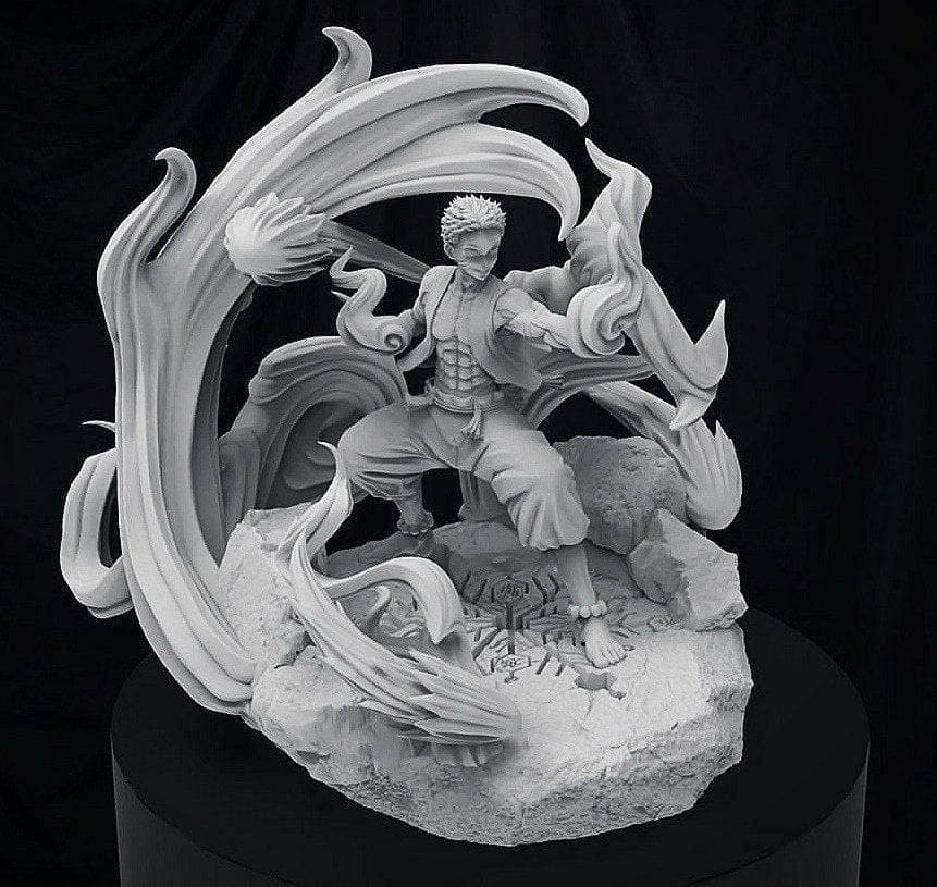 AKAZA DEMON SLAYER Prêt à Peindre/ Peint