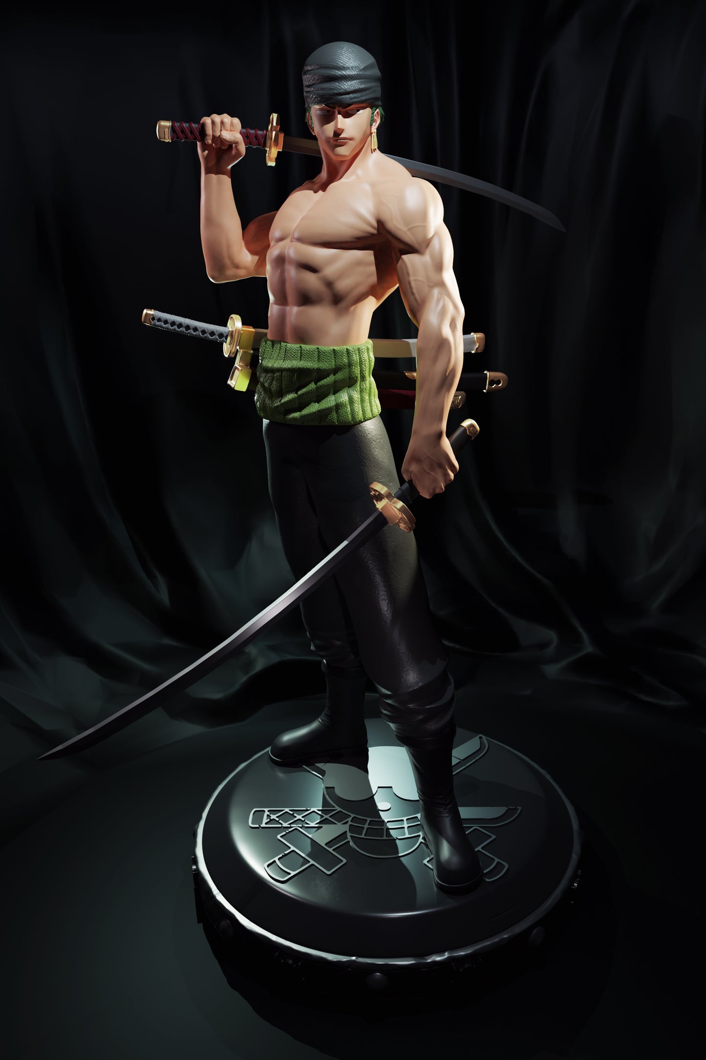 ZORO ONE PIECE Prêt à Peindre/ Peint