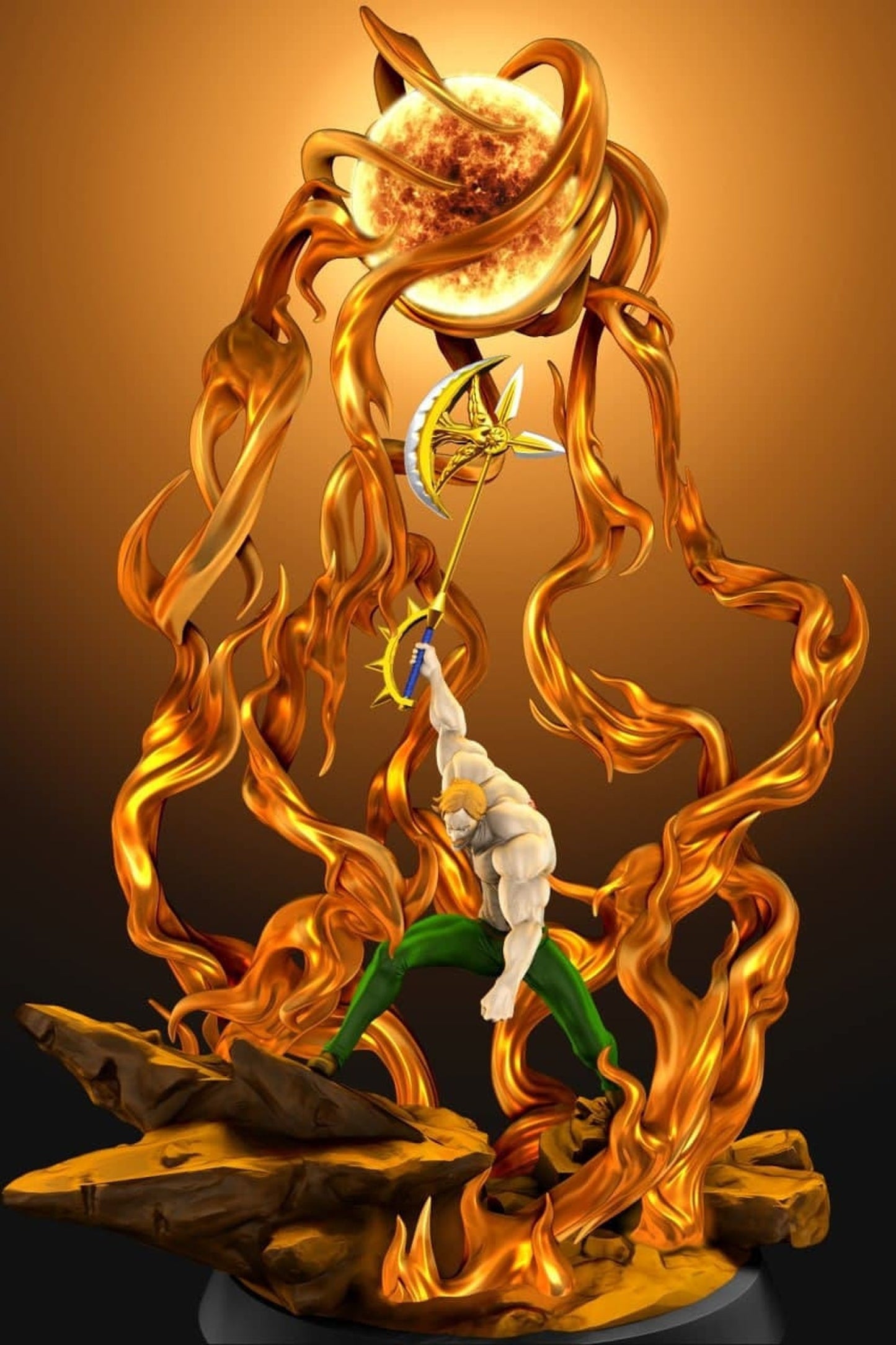 ESCANOR SEVEN DEADLY SINS Prêt à Peindre/ Peint