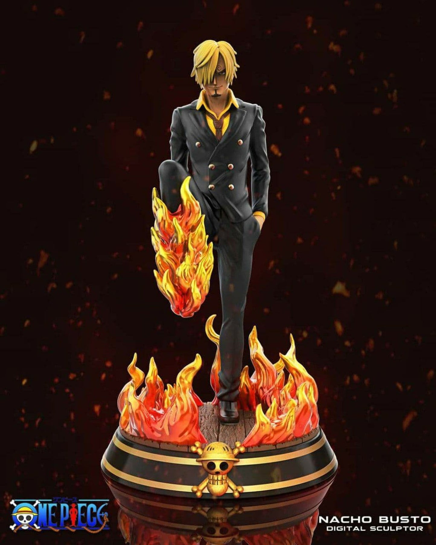 SANJI ONE PIECE Prêt à Peindre/ Peint