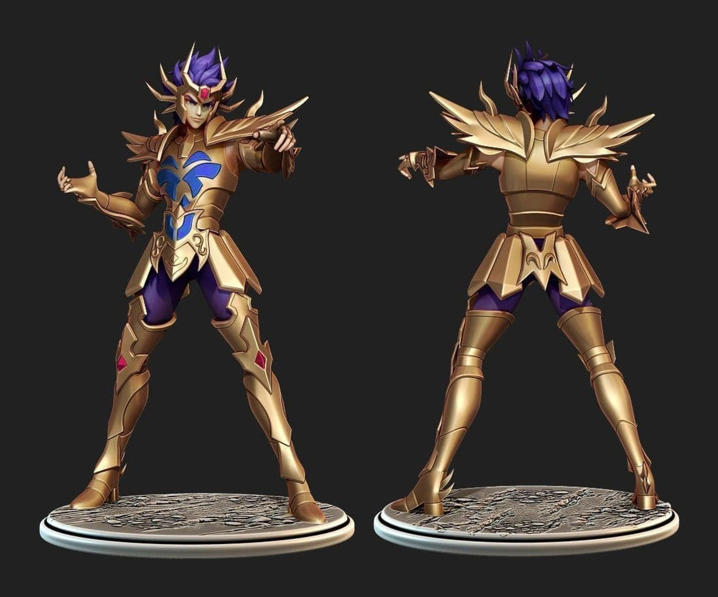 MANIGOLDO SAINT SEIYA Prêt à Peindre/ Peint