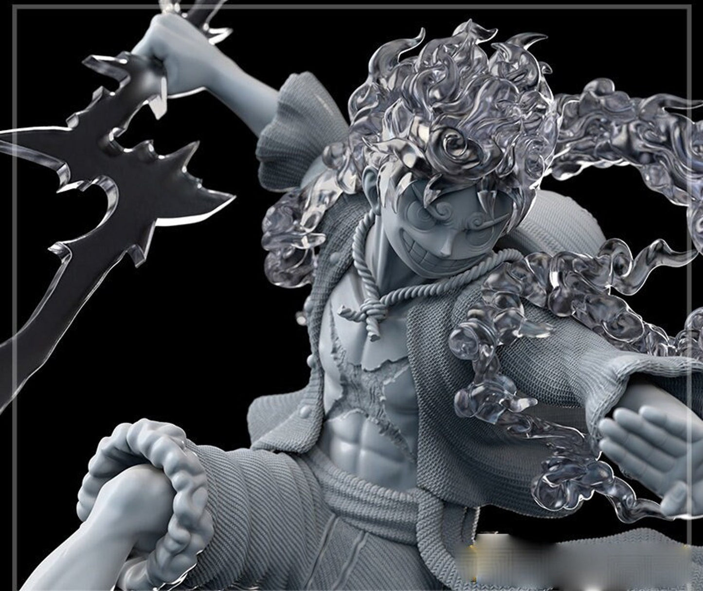 LUFFY GEAR 5 ONE PIECE Prêt à Peindre/ Peint