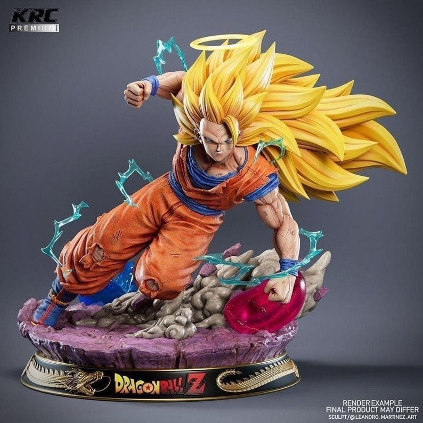 GOKU SAYAN 3 Prêt à Peindre/ Peint