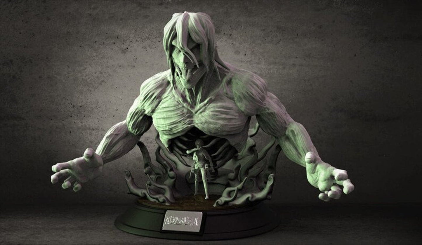 EREN SHINGEKI Prêt à Peindre/ Peint