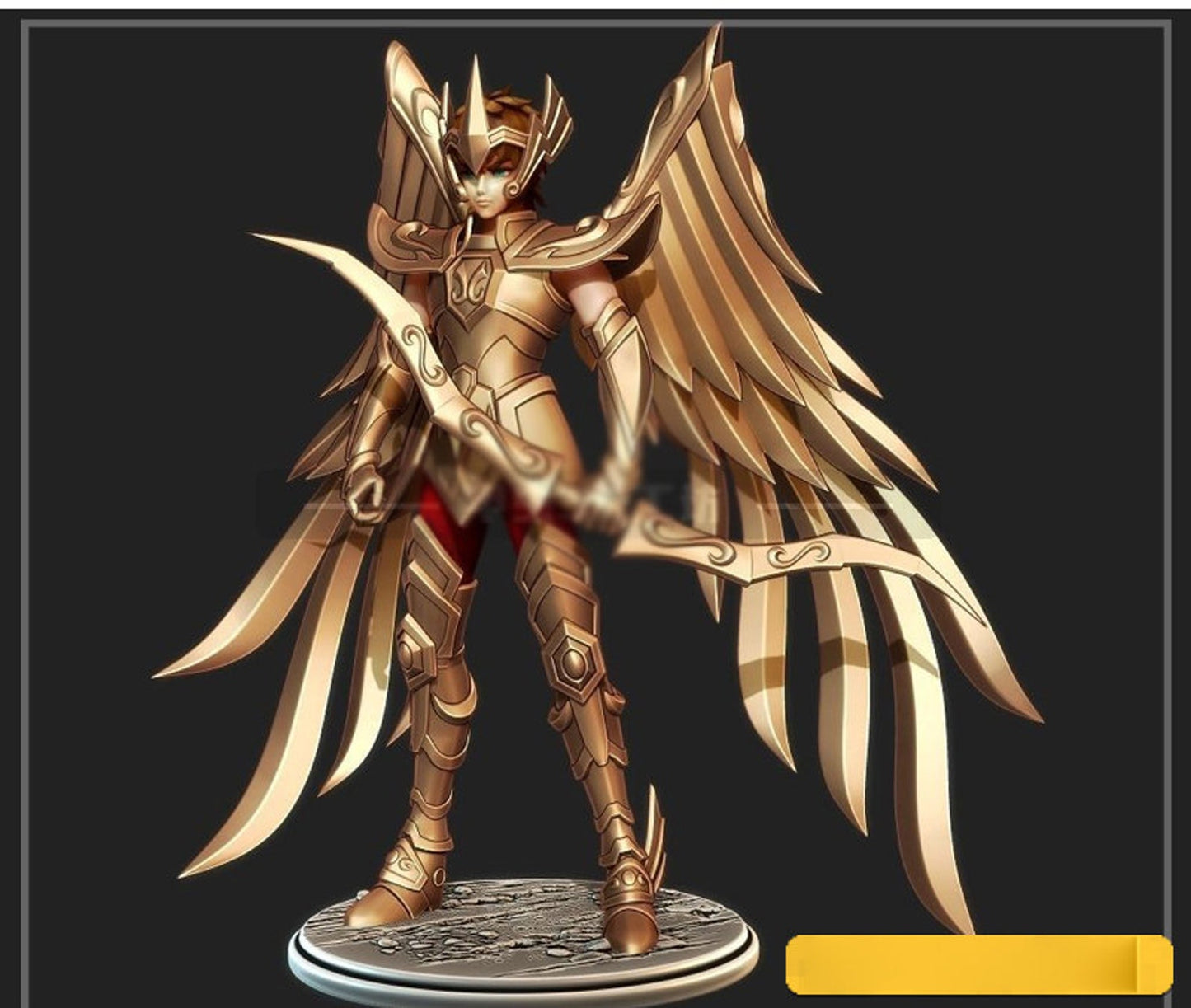 SEIYA GOLD ARMURE SAINT SEIYA Prêt à Peindre/ Peint