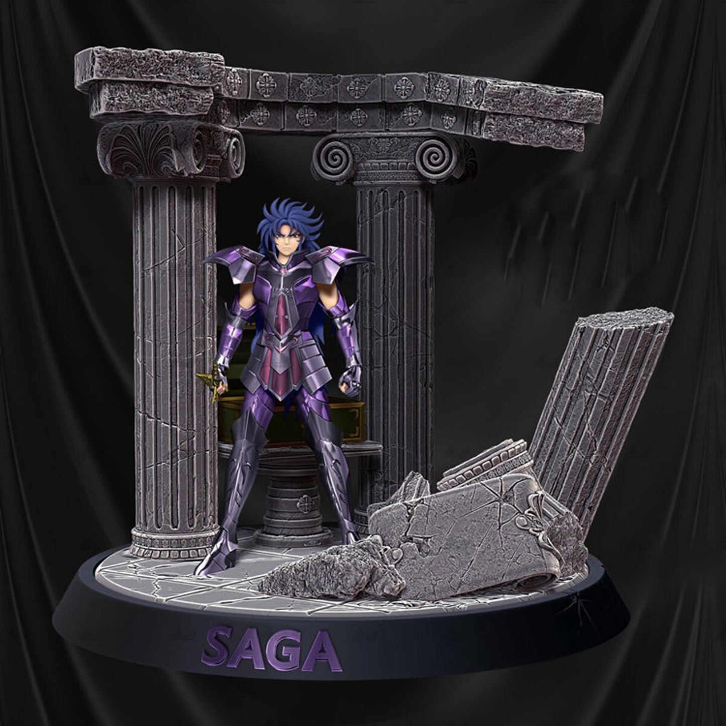SAGA SAINT SEIYA Prêt à Peindre/ Peint