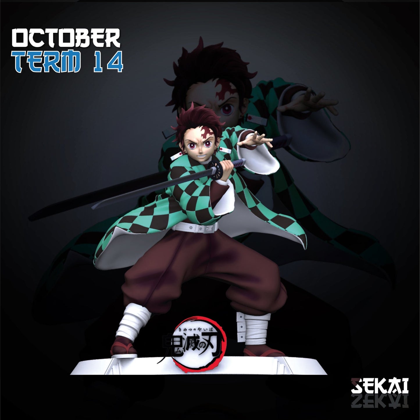 TANJIRO DEMON SLAYER Prêt à Peindre/ Peint
