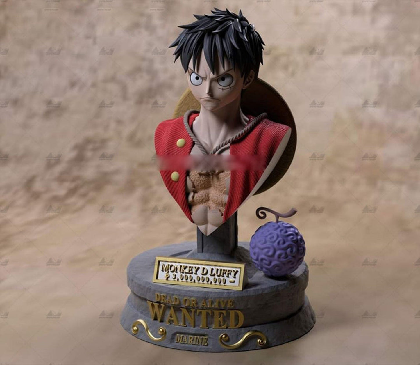 LUFFY ONE PIECE Prêt à Peindre/ Peint