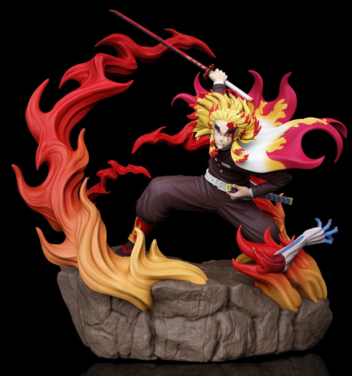 KYOJIRO RENGOKU DEMON SLAYER Prêt à Peindre/ Peint