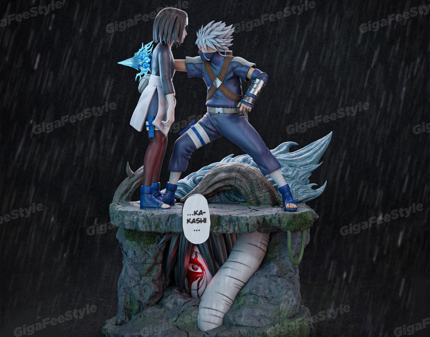 KAKASHI X RIN Prêt à Peindre/ Peint