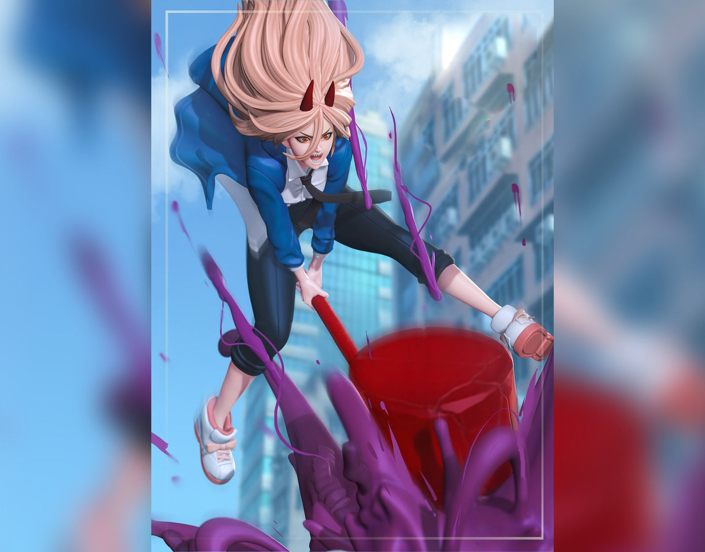 POWER CHAINSAW MAN Prêt à Peindre/ Peint
