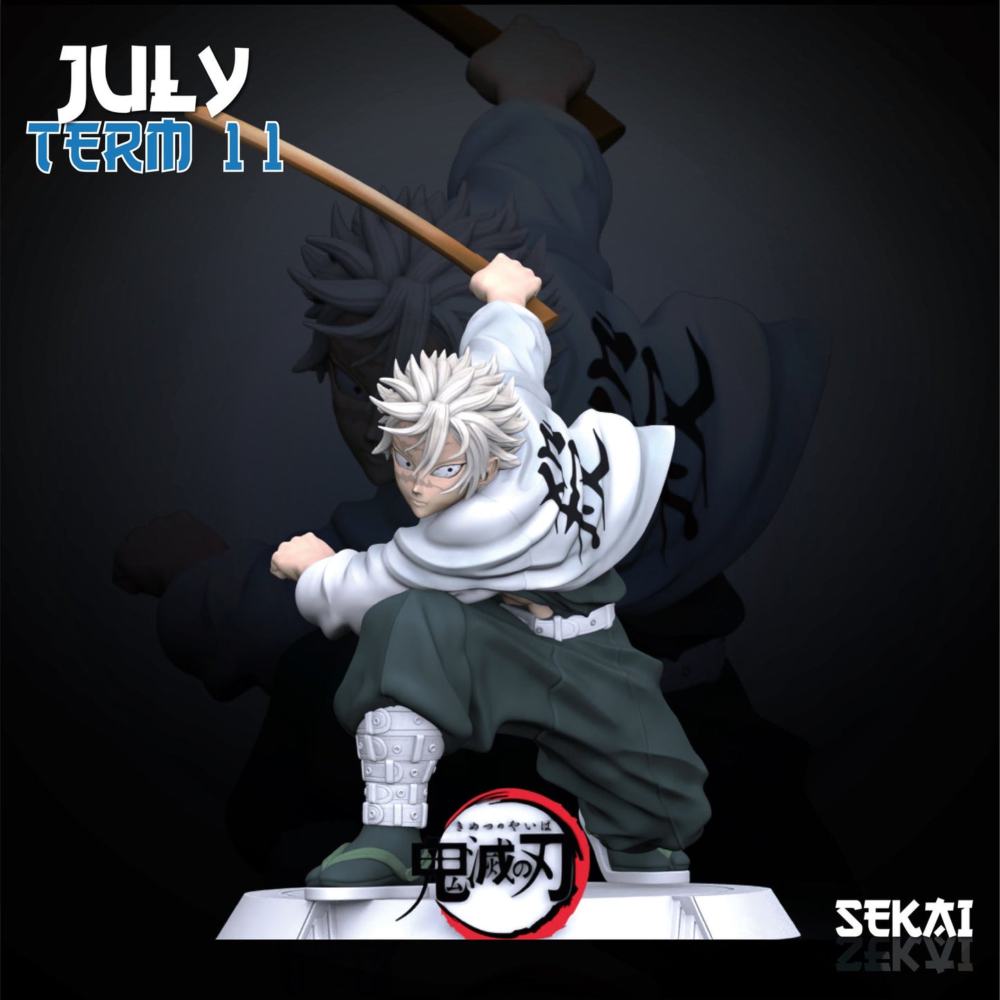 SANEMI SHINAZUGAWA DEMON SLAYER Prêt à Peindre/ Peint