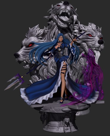 PANDORE SAINT SEIYA Prêt à Peindre/ Peint