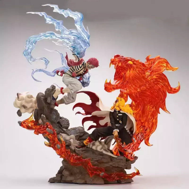 AKAZA X RENGOKU DEMON SLAYER Prêt à Peindre/ Peint