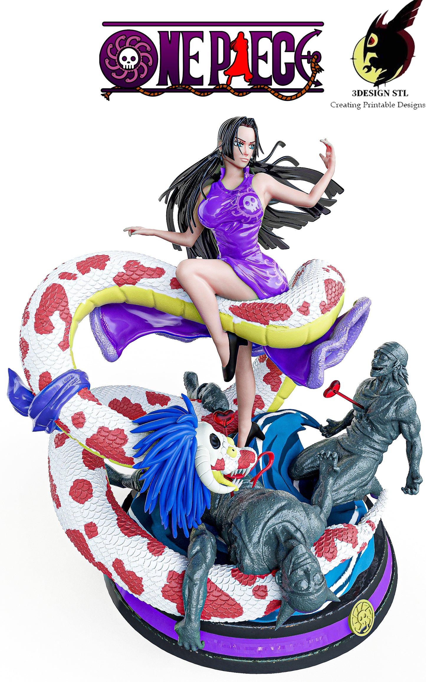 BOA HANCOCK ONE PIECE Prêt à Peindre/ Peint