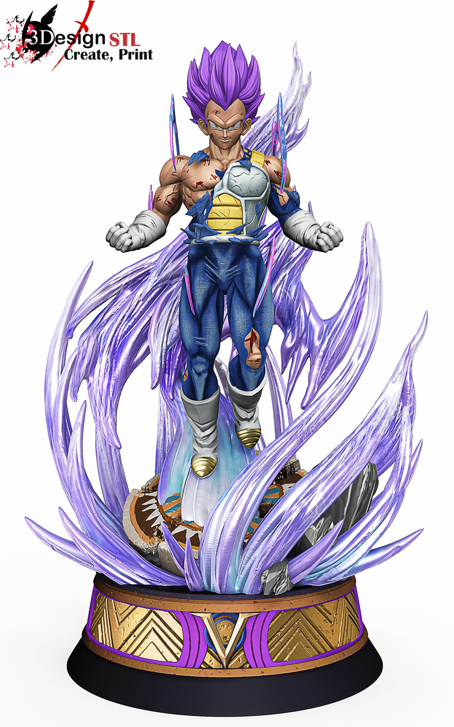 VEGETA DBZ Prêt à Peindre/ Peint