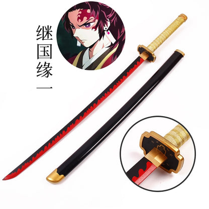 KATANA EN BAMBOU du manga Demon Slayer, parfait pour vos cosplay et être safe !